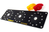 Haltech HT-010508 Triple Switch Panel Only - includes Yellow & Red knobs (3)