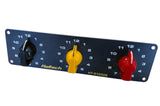 Haltech HT-010508 Triple Switch Panel Only - includes Yellow & Red knobs (4)