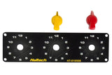 Haltech HT-010510 Triple Switch Panel Kit - includes Yellow & Red knobs (2)