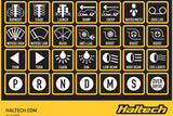 Haltech HT-011500 Haltech CAN Keypad Label Set (2)