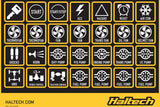 Haltech HT-011500 Haltech CAN Keypad Label Set (3)
