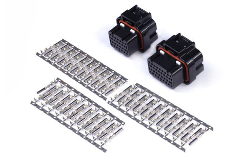 Haltech HT-030001 Plug and Pins Only AMP 26 & 34 Pin 4 Row 3 Key Superseal Set