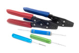 Haltech HT-070300 Dual Crimper set - inc 3 pin removal tools (2)