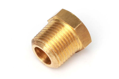 Haltech HT-120000 Adaptor - Brass 1/8"NPTF to 3/8"NPTF Length: 20mm