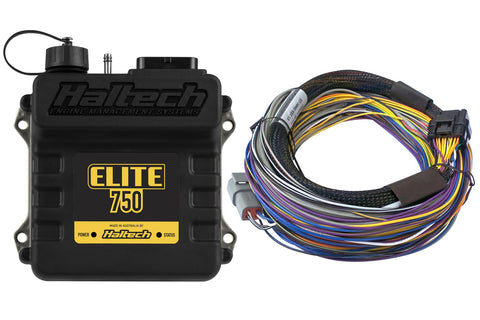Haltech HT-150602 Elite 750 + Basic Universal Wire-in Harness Kit 2.5m (8) Length: 2.5m (8)
