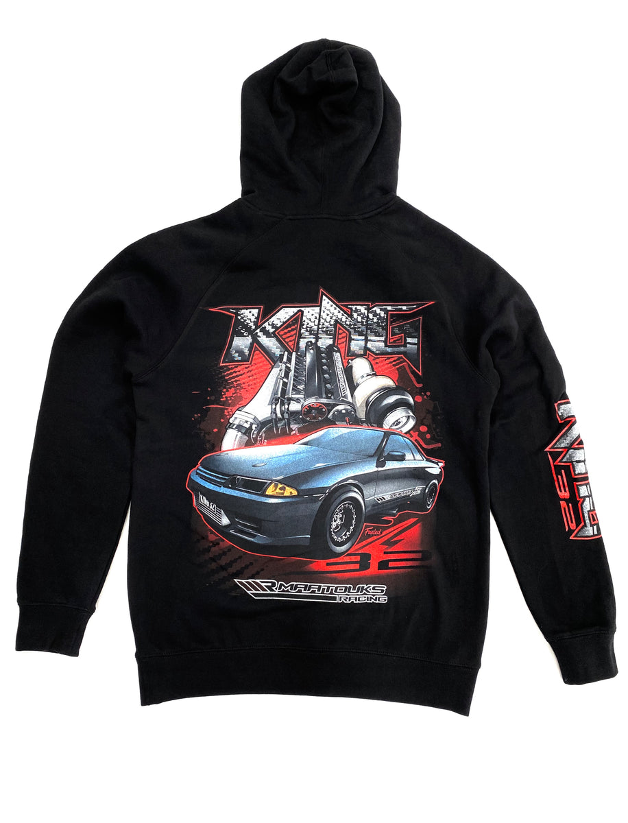 MR KING32 Hoodie Red – Maatouks Racing